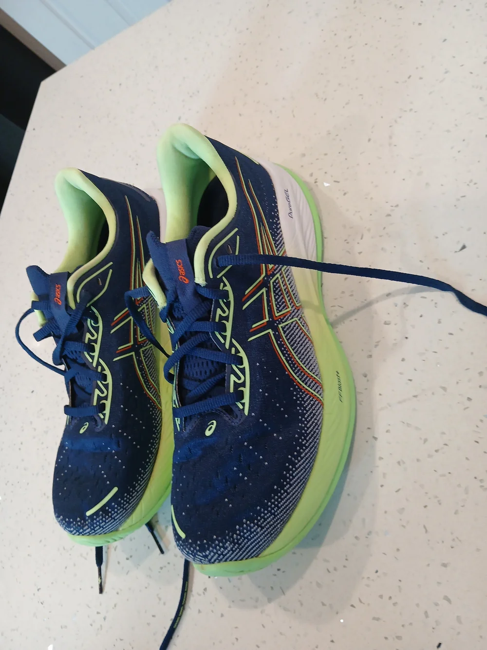Asics breathable navy